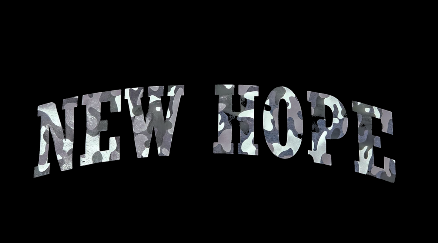 New Hope Tshirt Black/Grey Camo