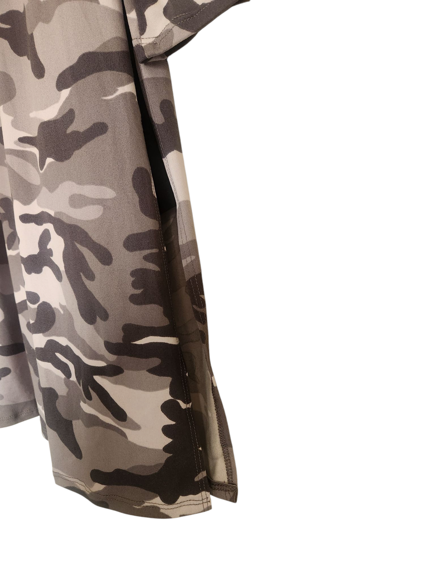 Camo Cardigan gray/white